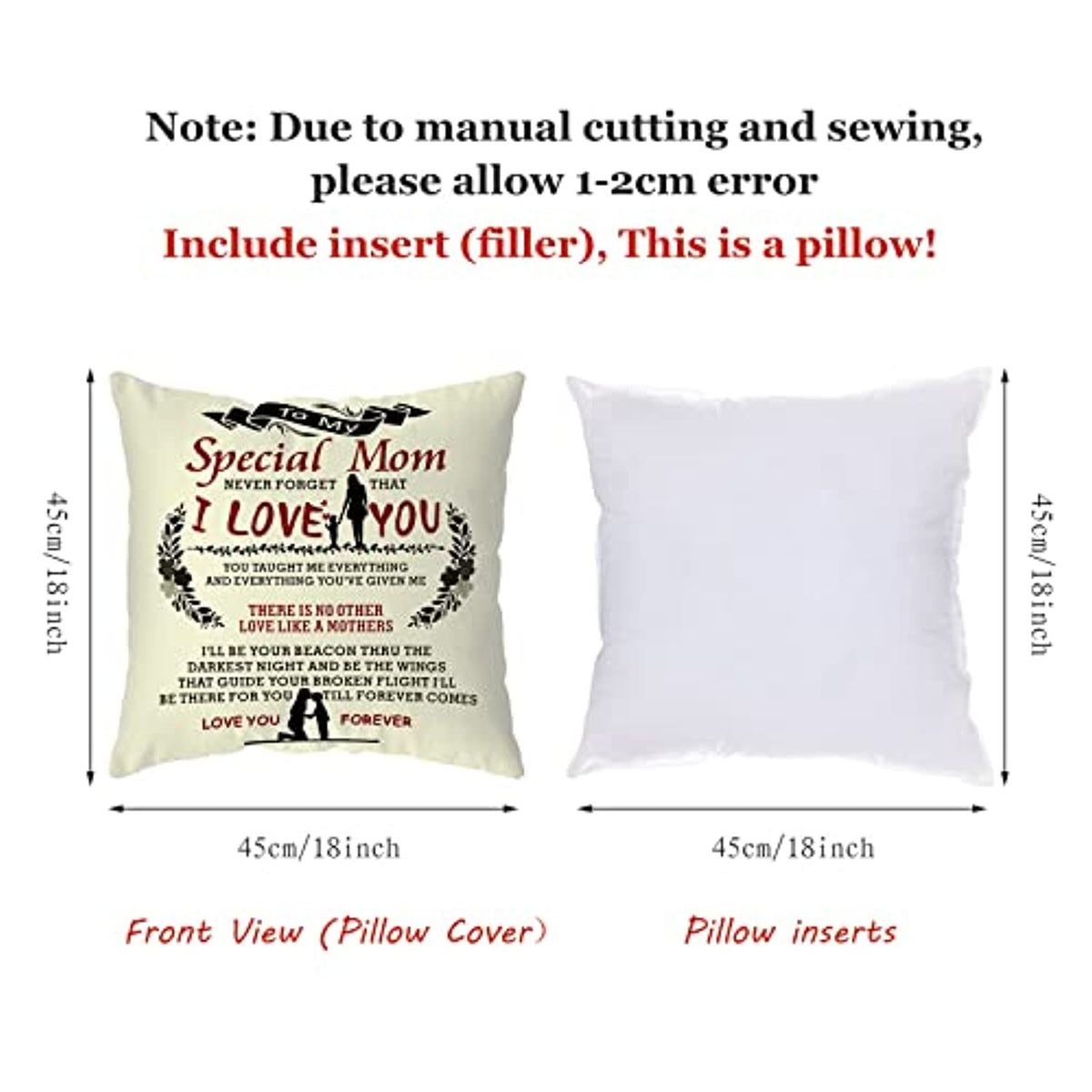 Pillow Forms Product Guide