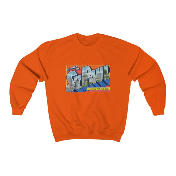 Vintage Greetings from St. Paul Unisex Heavy Blend™ Crewneck Sweatshirt