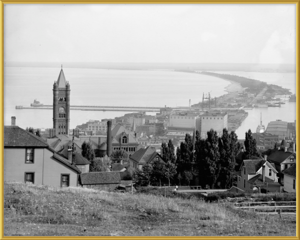 1905 View of Duluth and Minnesota Point