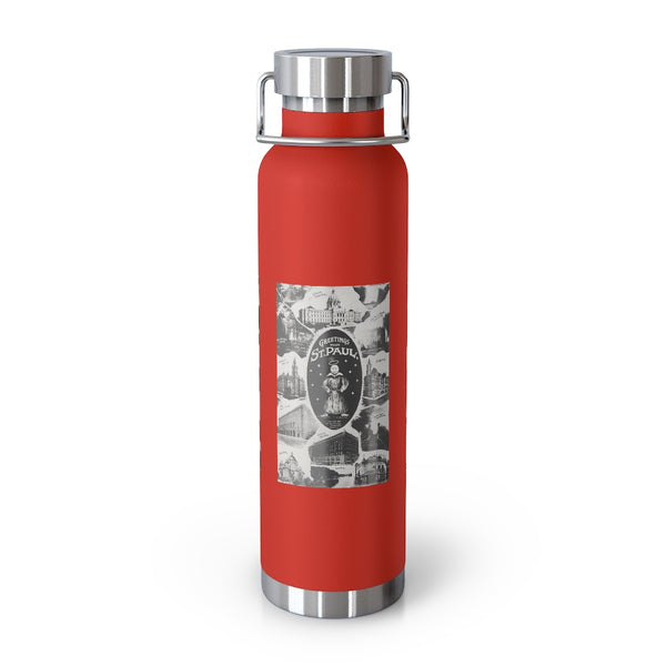 Greetings from St. Paul Vintage Postcard 22oz Vacuum Insulated Bottle