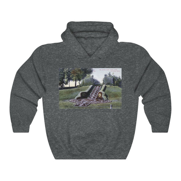 Gates Ajar at Como Park in St. Paul, Minnesota, 1908 Unisex Heavy Blend™ Hooded Sweatshirt