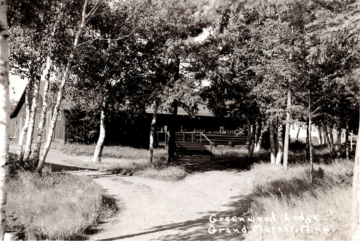 Greenwood Lodge, Grand Marais, Minnesota, 1950s Postcard Reproduction