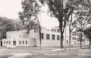 High School, Houston, Minnesota, 1940s Print