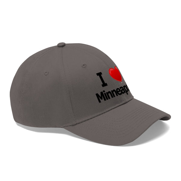 I Love Minneapolis Unisex Twill Hat