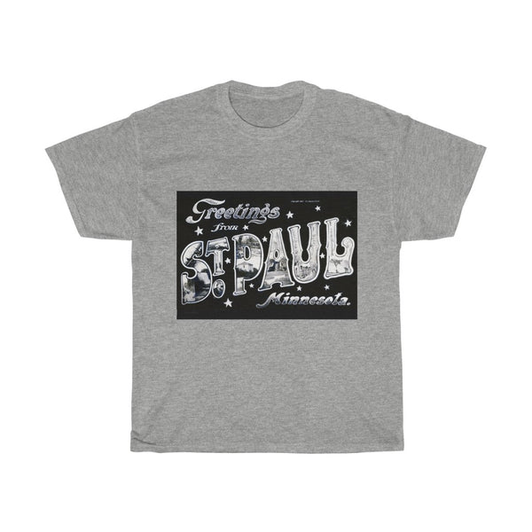 1907 "Greetings from St. Paul" Unisex Heavy Cotton Tee