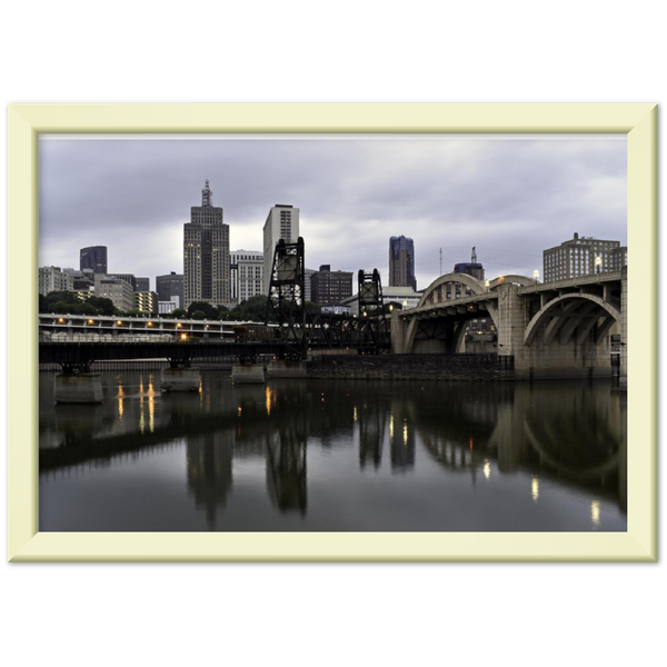 Downtown St. Paul Minnesota 2018 Classic Semi-Glossy Paper Metal Framed Poster