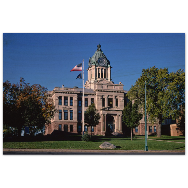 Martin County Courthouse, Fairmont, Minnesota, 1988, Wood Prints