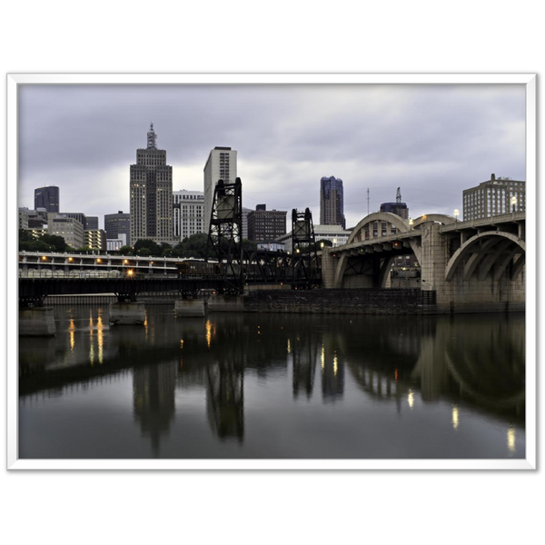 Downtown St. Paul Minnesota 2018 Classic Semi-Glossy Paper Metal Framed Poster