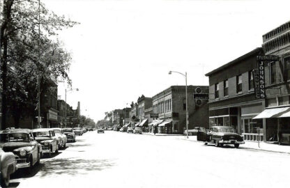 Street scene, Litchfield, Minnesota, 1950s Minnesota Print