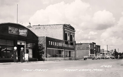 Street scene, Pequot Lakes, Minnesota, 1940s Print