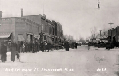 North Main Street, Princeton, Minnesota, 1910s Print