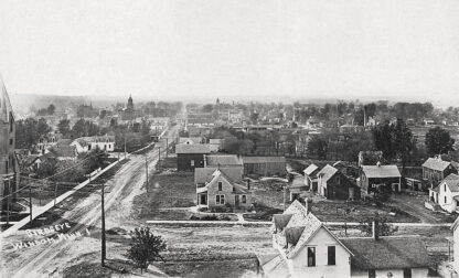 Birds-eye view of Windom, Minnesota, 1910s Print