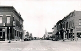 Kingston Street, Caledonia Minnesota, 1929