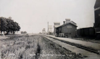Depot and Elevators, Clinton Minnesota, 1910s