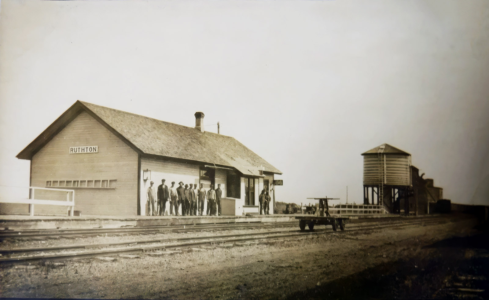 Railroad Depot, Ruthton, Minnesota, 1910s Print