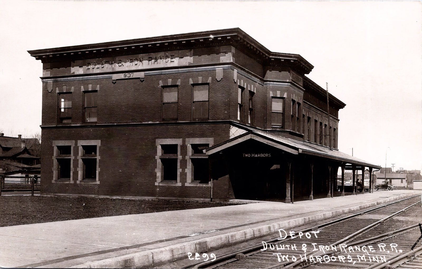 Duluth & Iron Range Railroad Depot, Two Harbors, Minnesota, 1930s